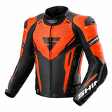 SHIMA MISSION ST Herren-Motorradjacke, fluoreszierend rot