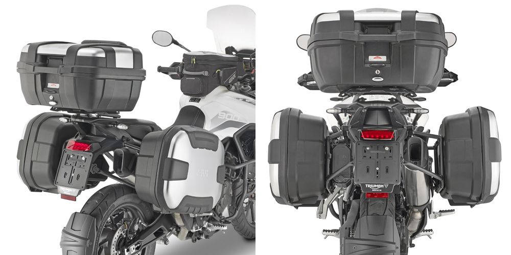GIVI PLO6425MK - Portamaletas lateral PL ONE-FIT estuches MK® TRIUMPH Tiger 900