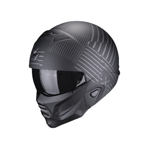 SCORPION - EXO-COMBAT II MILES Matte Black-Silver