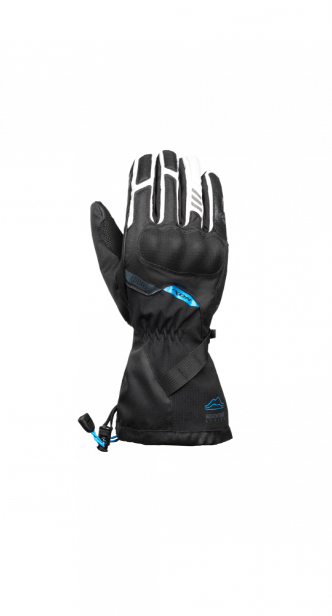 IXON PRO EDDAS guantes de motocicleta NEGRO GRIS AZUL - GUANTES