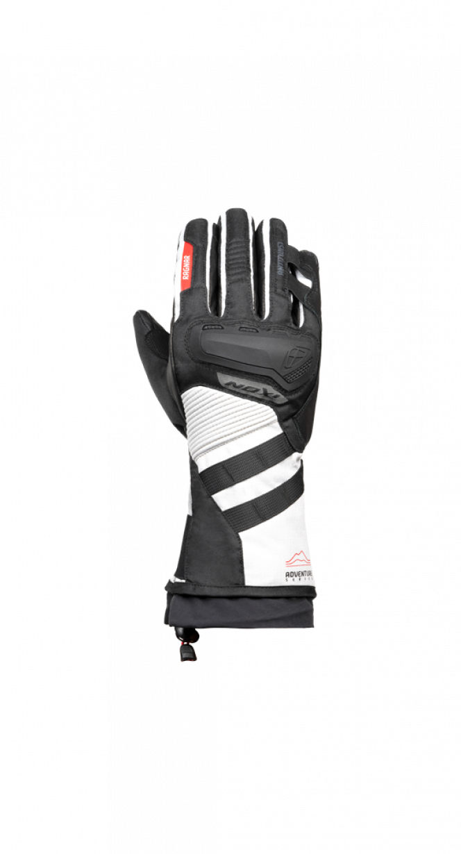 IXON PRO RAGNAR GUANTE MUY CÁLIDO Y TÉCNICO NEGRO GRIS ROJO - GUANTES
