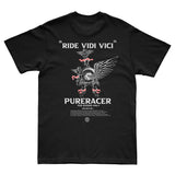 PURE RACER RIDE CAMISETA DE MANGA CORTA NEGRO