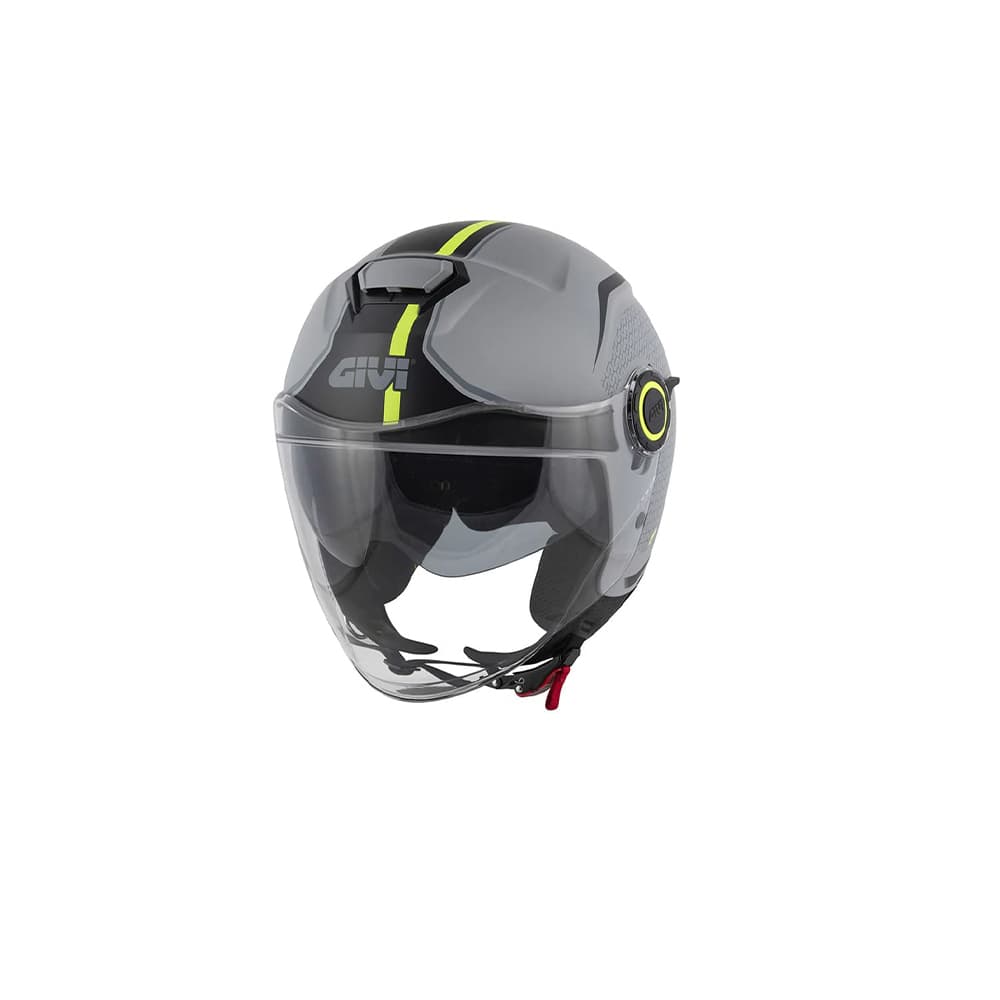 GIVI H125F THGY MOTO JET CASCOS GRIS AMARILLO