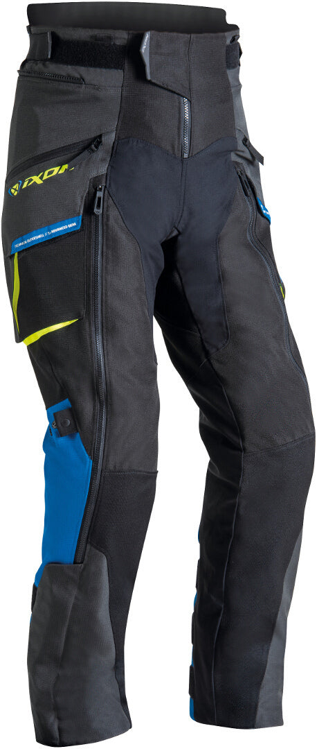 IXON RAGNAR PT PANTALONES TEXTILES MOTO HOMBRE NEGRO ANTRACITA AZUL - PANTALON