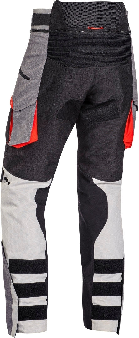 IXON RAGNAR PT PANTALONES TEXTILES MOTO HOMBRE NEGRO GRIS ROJO - PANTALON