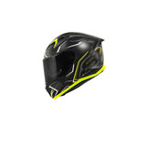 GIVI 50.8 Mystical Moto Integral Casco Negro Amarilla Titani