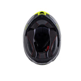 GIVI - CASCO X21 CHALLENGER SPIRIT GRIS NEGRO AMARILLO