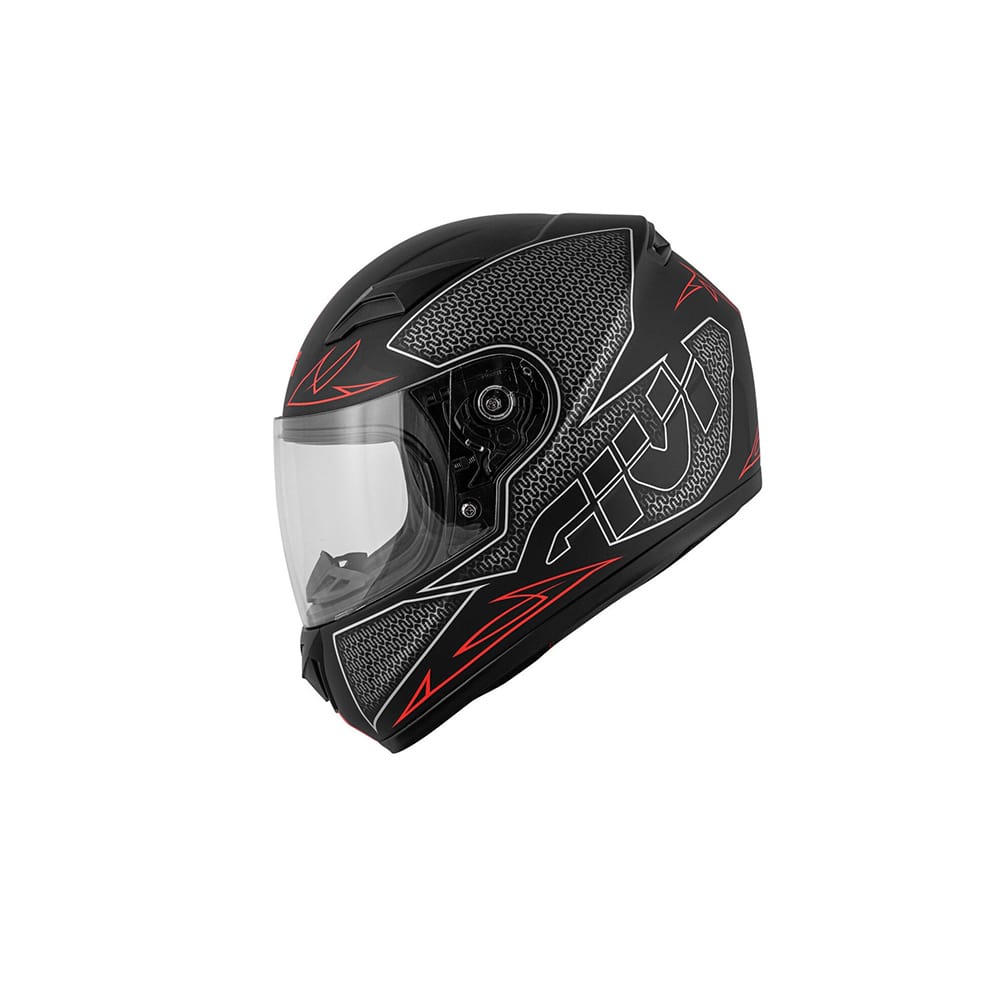 GIVI CASCO JUNIOR J.04 POOFD FLY NEGRO-MT ROJO