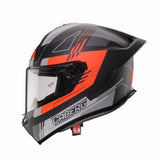 CABERG ROXTER COLT CASCO INTEGRAL MATT BLACK/RED FLUO/GREY