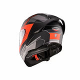 CABERG ROXTER COLT CASCO INTEGRAL MATT BLACK/RED FLUO/GREY