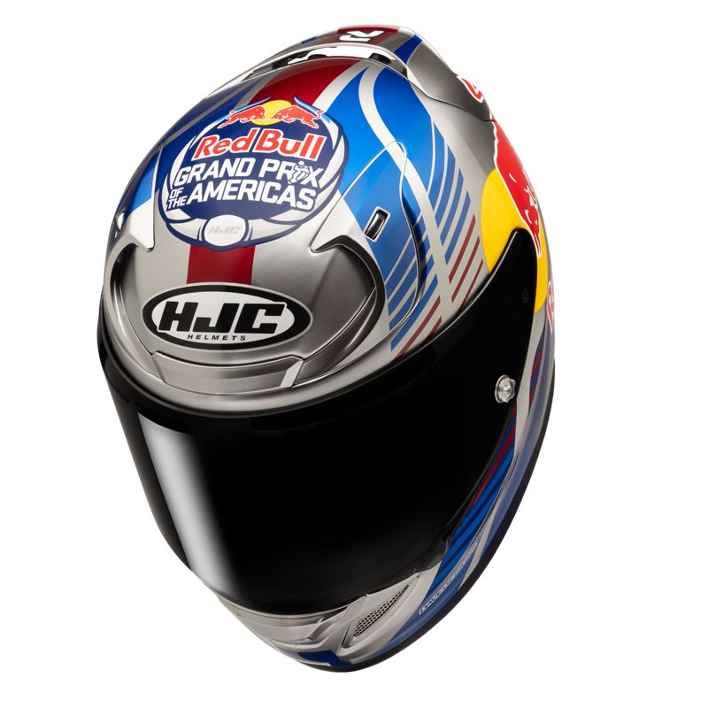 HJC RPHA12 RED BULL AUSTIN GP 2 MC21 DE MOTOCICLETA CASCO INTEGRAL