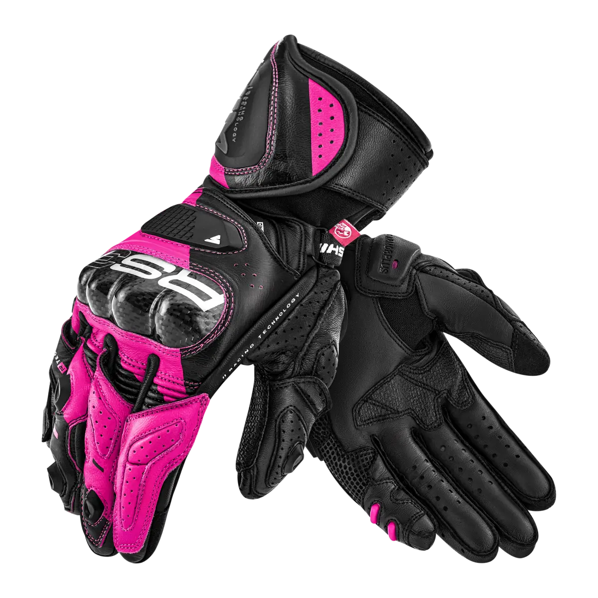 SHIMA RS-3 LADY GUANTES DEPORTIVOS NEGRO ROSA