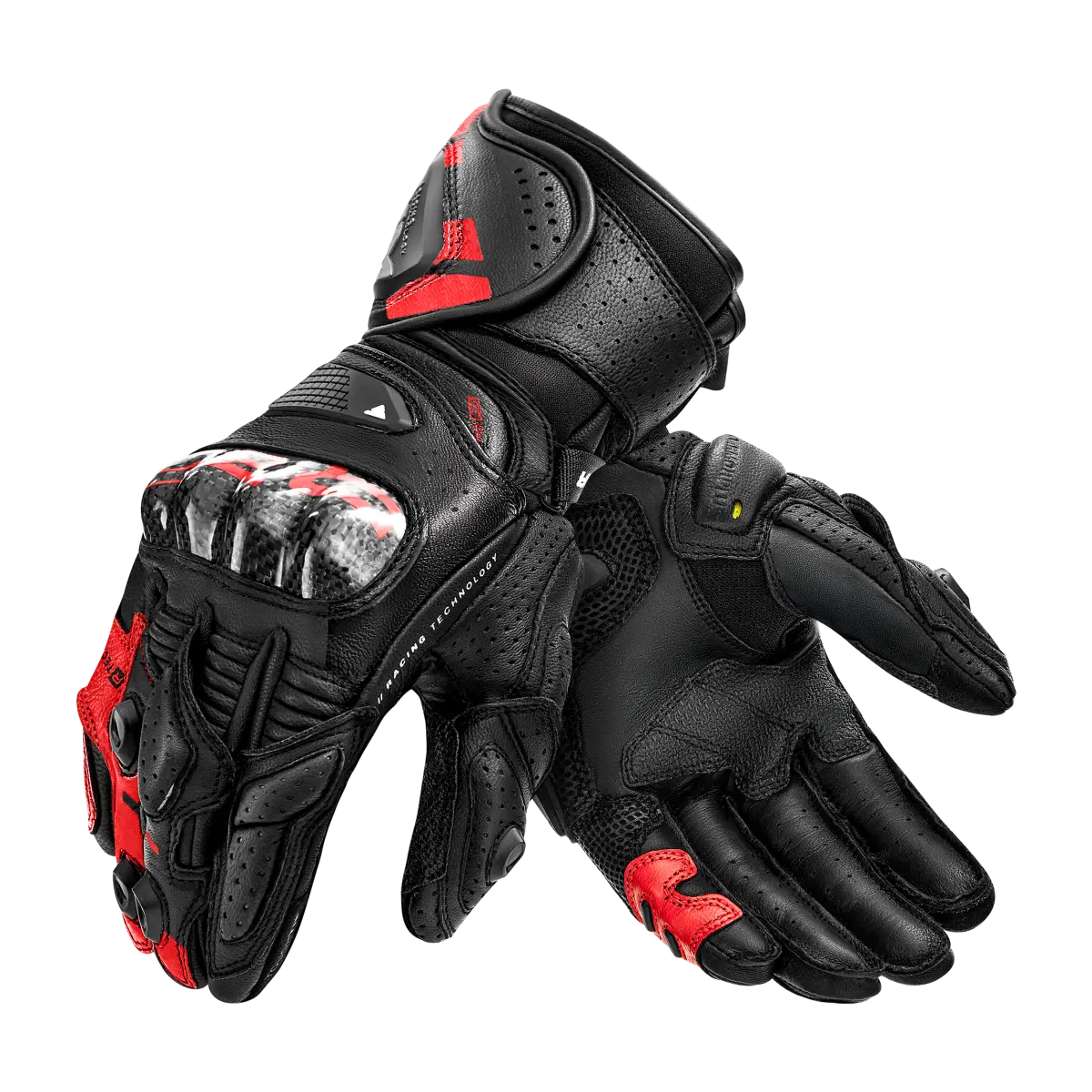 SHIMA RS-3 GUANTES DE MOTO HOMBRE NEGRO ROJO