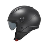 KAPPA KV58B Moto Cara Abierta Casco Negro Mate