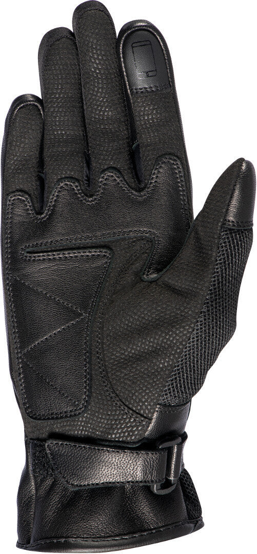 IXON RS SHINE 2 CUERO TEXTIL GUANTES MOTO MUJER NEGRO ORO - GUANTES