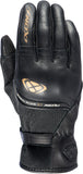 IXON RS SHINE 2 CUERO TEXTIL GUANTES MOTO MUJER NEGRO ORO - GUANTES