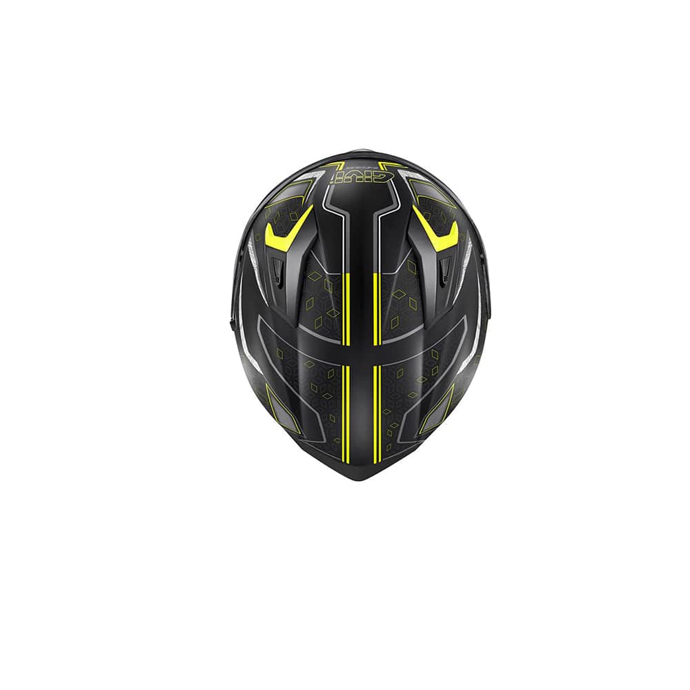 GIVI 50.8 Mystical Moto Integral Casco Negro Amarilla Titani
