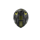 GIVI 50.8 Mystical Moto Integral Casco Negro Amarilla Titani