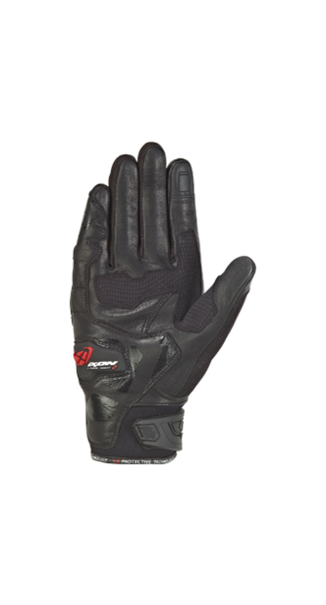 IXON RS Rise Air hombre Roadster Moto Guantes NEGRO - GUANTES