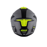 GIVI - CASCO X21 CHALLENGER SPIRIT GRIS NEGRO AMARILLO