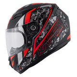 KAPPA KJ04 Boomd Prox Motorcycle Kids Safety Helmet Black Red