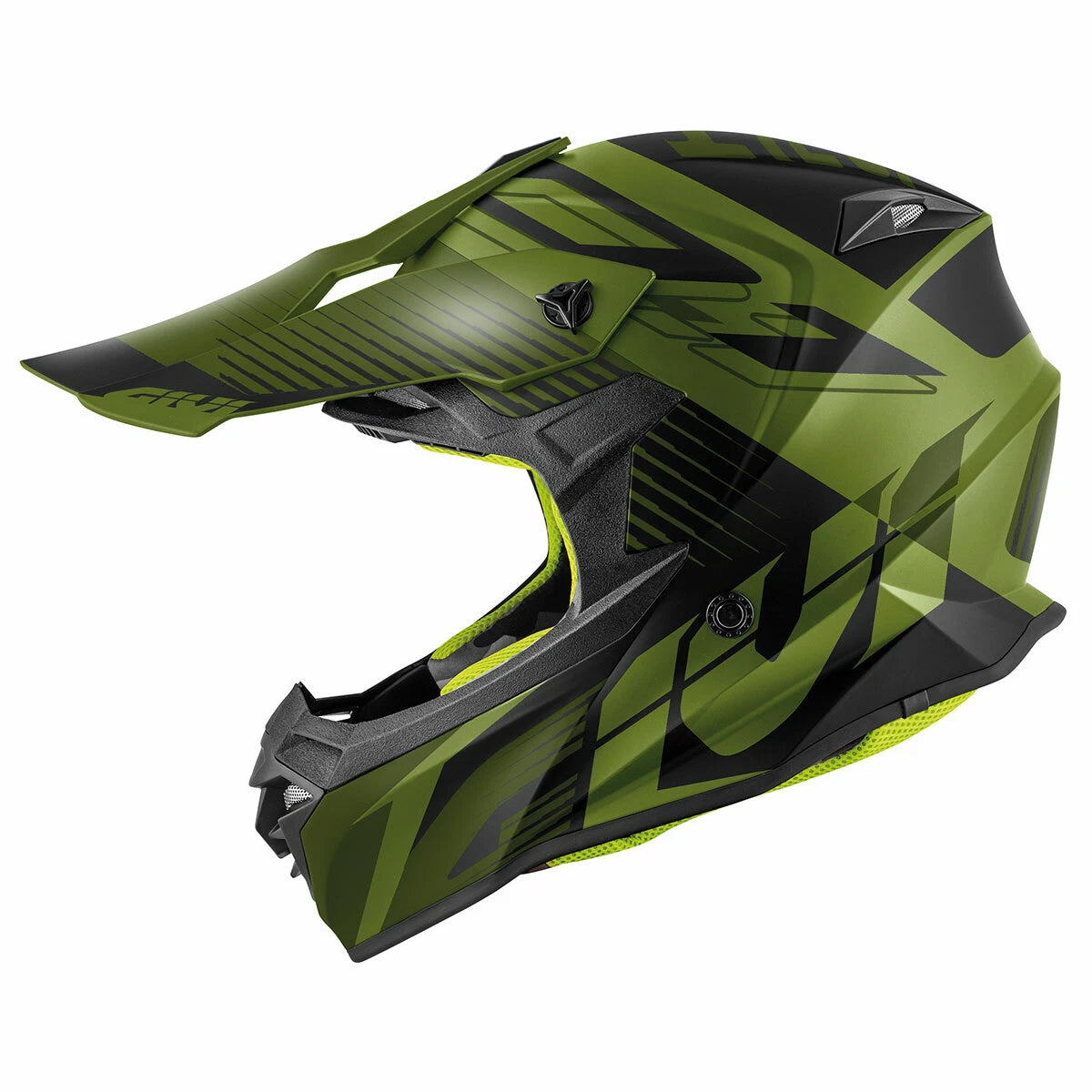 Capacete de motocross GIVI 60.1 Fresh, preto/verde-marinho