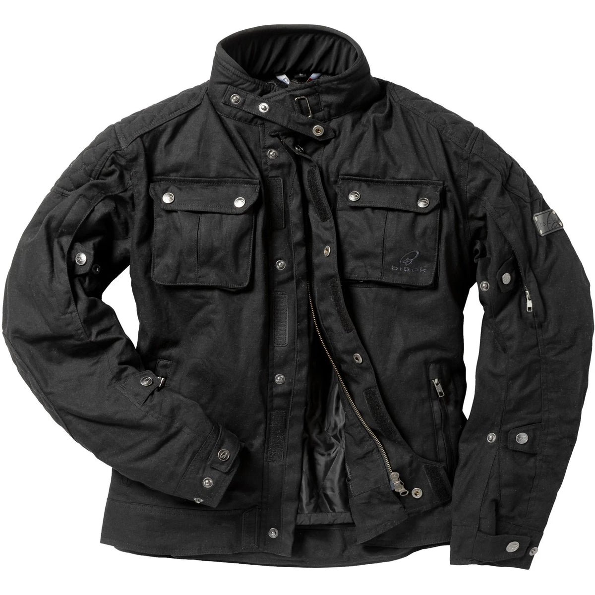 BLACK - Chaqueta Pandle Wax Cotton Negro
