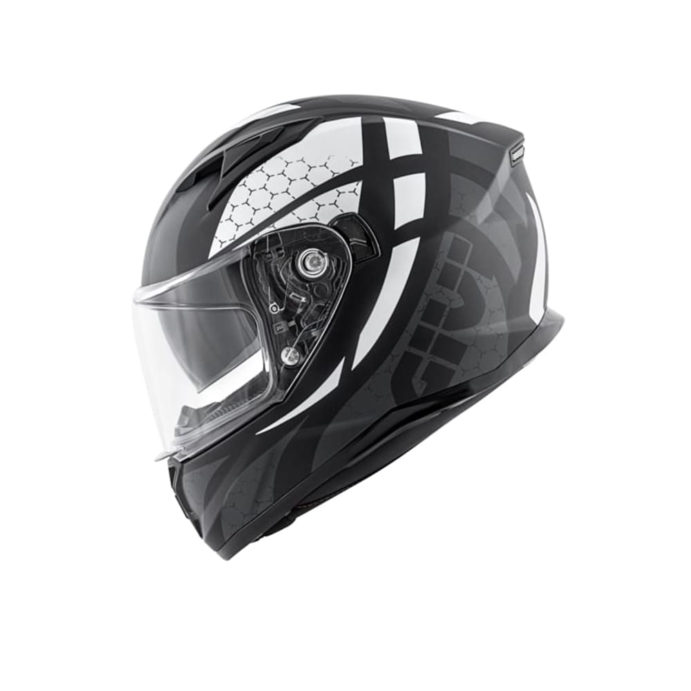 GIVI 50.6 moto Casco integral NEGRO MT PLATA