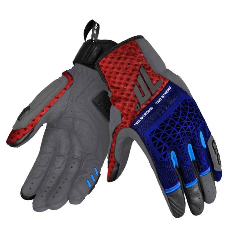 SEVENTY GUANTE SD-N60 TWO STROKE VERANO UNISEX AZUL/ROJO - S - GUANTES