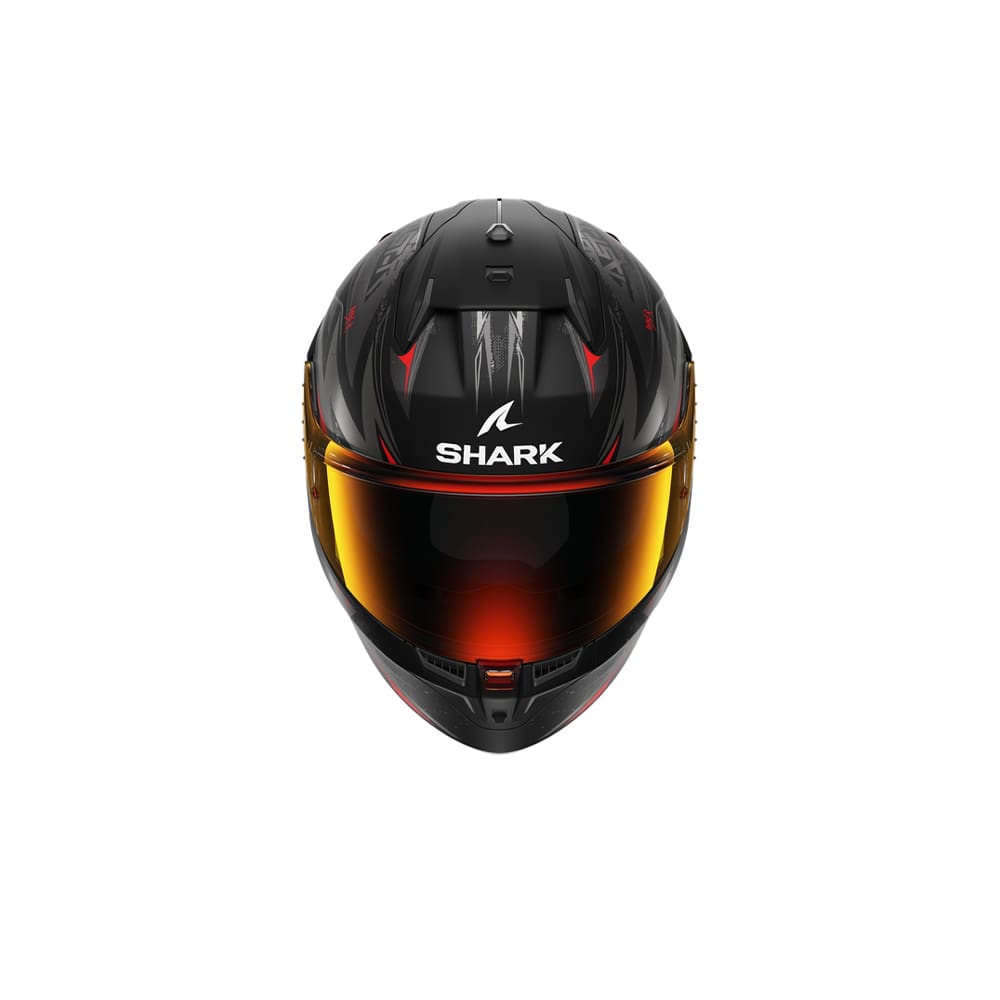 SHARK D SKWAL 3 Blast-R integral Casco negro antracita rojo 
