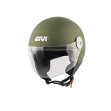 CASCO GIVI DJET 107/MINI-J.D/VERDE SÓLIDO