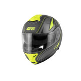 CASCO GIVI MOD X.21 DESAFIANTE C PLD GLOBO NEGRO-MT AMARILLO