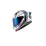 GIVI 50.8 MACH1 Moto Integral Deportivo Casco Blanco Negro Rojo