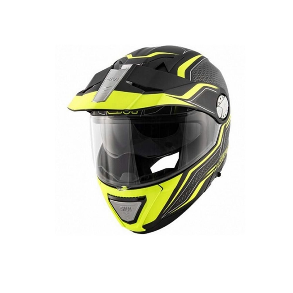 GIVI MOD X.33 CAÑÓN C PL.D CAPAS CASCO NEGRO MT AMARILLO