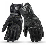 SEVENTY DEGREES SD-R12 VERANO GUANTE DE MOTO RACING HOMBRE NEGRO BLANCO