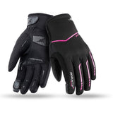 SEVENTY DEGREES SD-C51 INVIERNO GUANTE DE MOTO URBAN MUJER NEGRO ROSA