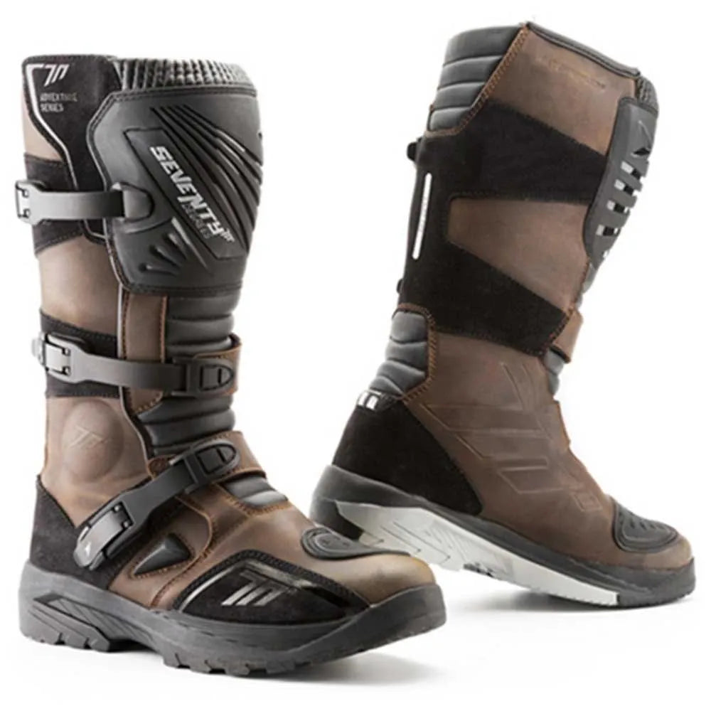 SEVENTY DEGREES SD-BA4 ADVENTURE BOTAS DE MOTO UNISEX MARRON