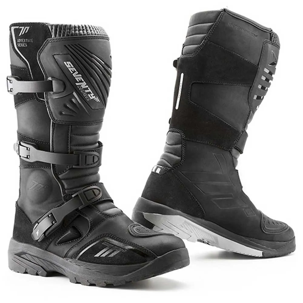 SEVENTY DEGREES SD-BA4 ADVENTURE BOTAS DE MOTO UNISEX NEGRO