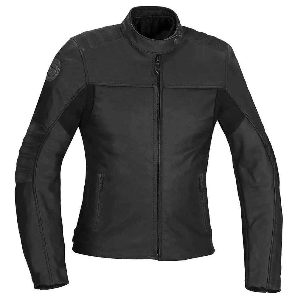 SEVENTY DEGREES SD-JL3 INVIERNO CHAQUETA DE MOTO CUSTOM PIEL MUJER NEGRO