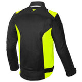 SEVENTY DEGREES SD-JR48 CHAQUETA DE MOTO VERANO NEGRO AMARILLO FLOU