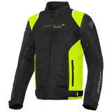 SEVENTY DEGREES SD-JR48 CHAQUETA DE MOTO VERANO NEGRO AMARILLO FLOU