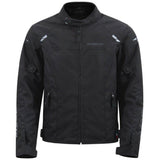 SEVENTY DEGREES SD-JR65 INVIERNO CHAQUETA DE MOTO RACING HOMBRE NEGRO