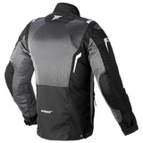 SEVENTY DEGREES SD-JT44 CHAQUETA DE MOTO VERANO TOURING HOMBRE NEGRO GRIS