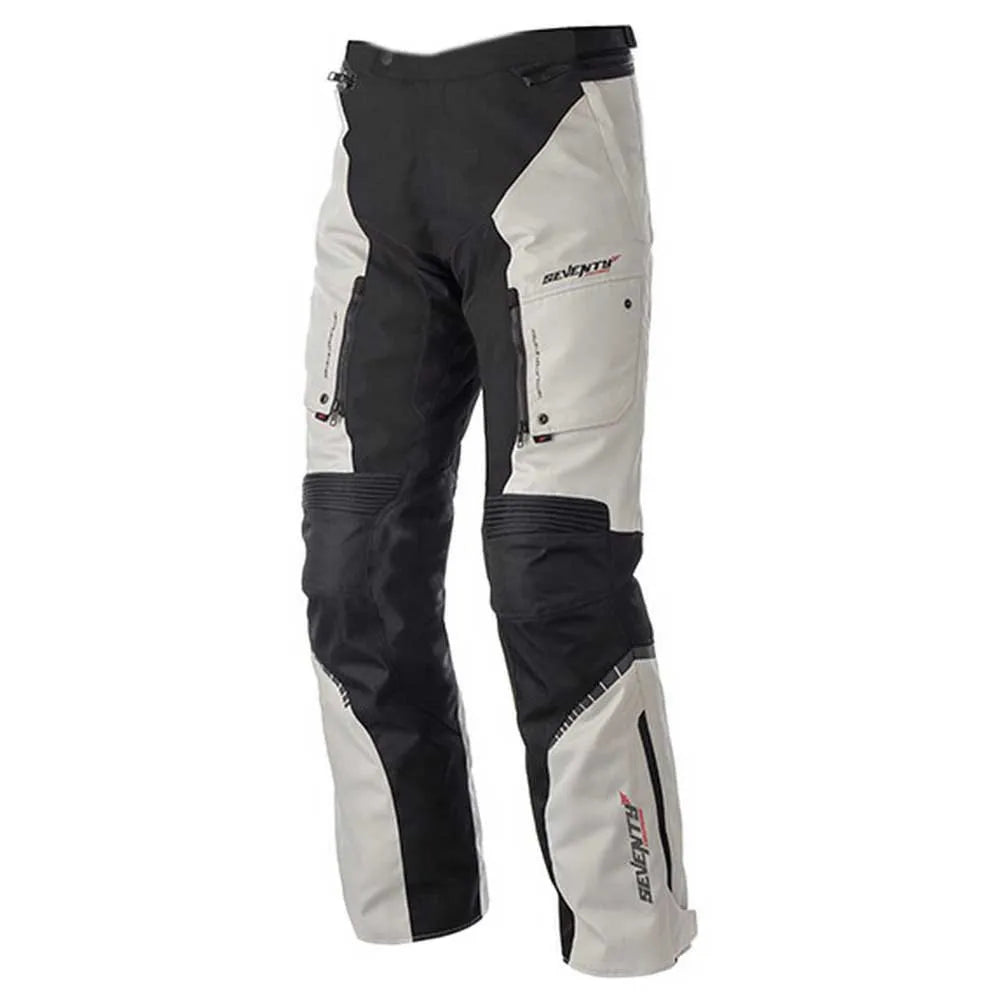 SEVENTY DEGREES SD-PT1 PANTALON DE MOTO INVIERNO TOURING UNISEX NEGRO GRIS