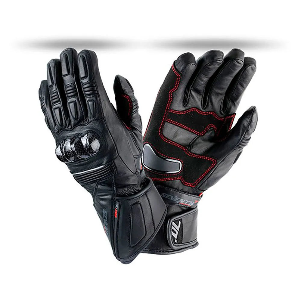 SEVENTY DEGREES SD-R23 GUANTE DE MOTO INVIERNO RACING MUJER NEGRO