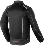SEVENTY DEGREES SD-JT32 CHAQUETA DE MOTO VERANO TOURING HOMBRE NEGRO GRIS