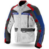 SEVENTY DEGREES SD-JT43 CHAQUETA DE MOTO INVERNO TOURING HOMBRE HEILO ROJO AZUL