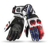 SEVENTY DEGREES SD-R12 VERANO GUANTES DE RACING HOMBRE NEGRO ROJO AZUL