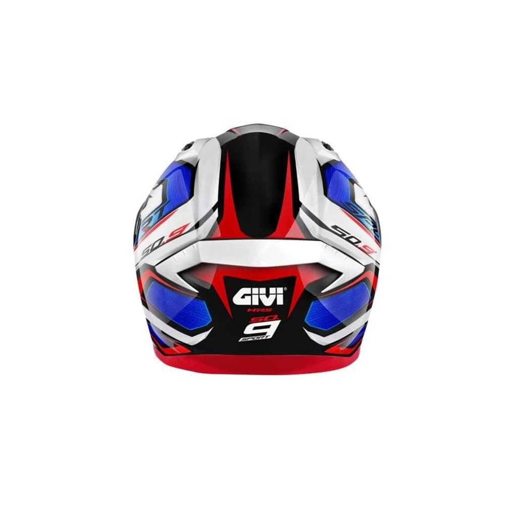 GIVI 50.9 ATOMIC MOTO INTEGRAL TURISMO CASCO BLANCO AZUL ROJO