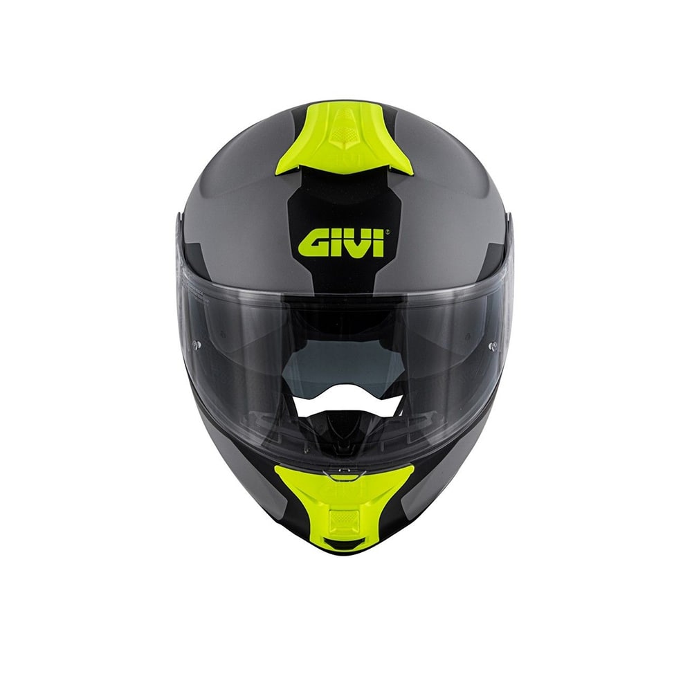 GIVI - CASCO X21 CHALLENGER SPIRIT GRIS NEGRO AMARILLO
